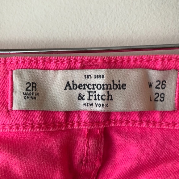 Abercrombie & Fitch Hot Pink Skinny Jeans - Picture 7 of 8